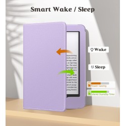 MoKo Étui for Nouveau 6" Kindle(11e Génération, 2024/2022 Release)/(10e/8e Gén., 2019/2016), Housse Ultra-légère en PU avec Réve