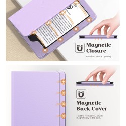 MoKo Étui for Nouveau 6" Kindle(11e Génération, 2024/2022 Release)/(10e/8e Gén., 2019/2016), Housse Ultra-légère en PU avec Réve