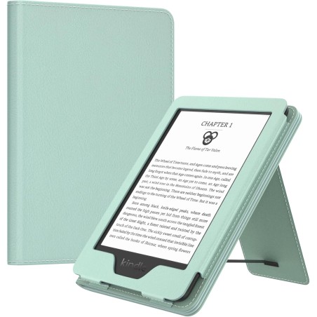 MoKo Coque Compatible avec 6" Kindle(11e Génération Version 2024/2022) & Version Internationale, Étui Intelligent Premium avec S