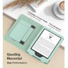 MoKo Coque Compatible avec 6" Kindle(11e Génération Version 2024/2022) & Version Internationale, Étui Intelligent Premium avec S