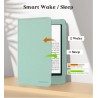 MoKo Coque Compatible avec 6" Kindle(11e Génération Version 2024/2022) & Version Internationale, Étui Intelligent Premium avec S