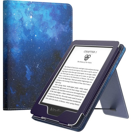 MoKo Étui for Nouveau 6" Kindle(11e Génération, 2024/2022 Release)/(10e/8e Gén., 2019/2016), Housse Ultra-légère en PU avec Réve