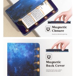 MoKo Étui for Nouveau 6" Kindle(11e Génération, 2024/2022 Release)/(10e/8e Gén., 2019/2016), Housse Ultra-légère en PU avec Réve