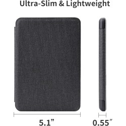 Étui pour kindle paperblanc 2024 (12e génération), kindle colorsoft signature edition 2024, 7" édition 2024, étui intelligent lé
