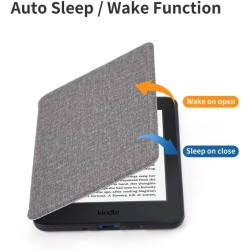 Ét-ui kindle paperblanc 11e génération 2021 avec étui intelligent magnétique de 6,8 pouces avec dragonne et fonction veille/réve