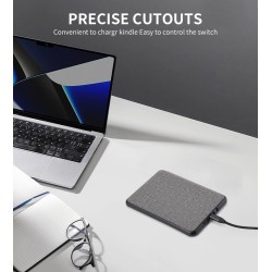 Ét-ui kindle paperblanc 11e génération 2021 avec étui intelligent magnétique de 6,8 pouces avec dragonne et fonction veille/réve