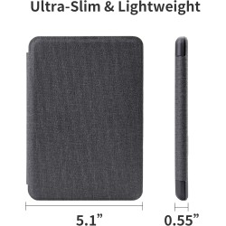 Étui pour kindle paperblanc 2024 (12e génération), kindle colorsoft signature edition 2024, 7" édition 2024, étui intelligent lé