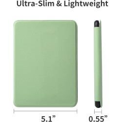 Étui pour kindle paperblanc 2024 (12e génération), kindle colorsoft signature edition 2024 7 pouces, étui intelligent léger avec