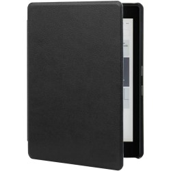Kepuch Custer Coque pour kobo Aura Edition 2 2016,PU-Cuir Étui Housse pour kobo Aura Edition 2 2016 - Noir