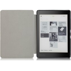 Kepuch Custer Coque pour kobo Aura Edition 2 2016,PU-Cuir Étui Housse pour kobo Aura Edition 2 2016 - Noir