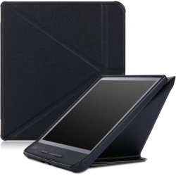 Kepuch Custer Coque pour Kobo Forma 2018,PU-Cuir Étui Housse pour Kobo Forma 2018 - Noir