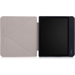 Kepuch Custer Coque pour Kobo Forma 2018,PU-Cuir Étui Housse pour Kobo Forma 2018 - Noir