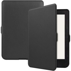 Kepuch Custer Coque pour Kobo Nia 2020,PU-Cuir Étui Housse pour Kobo Nia 2020 - Noir