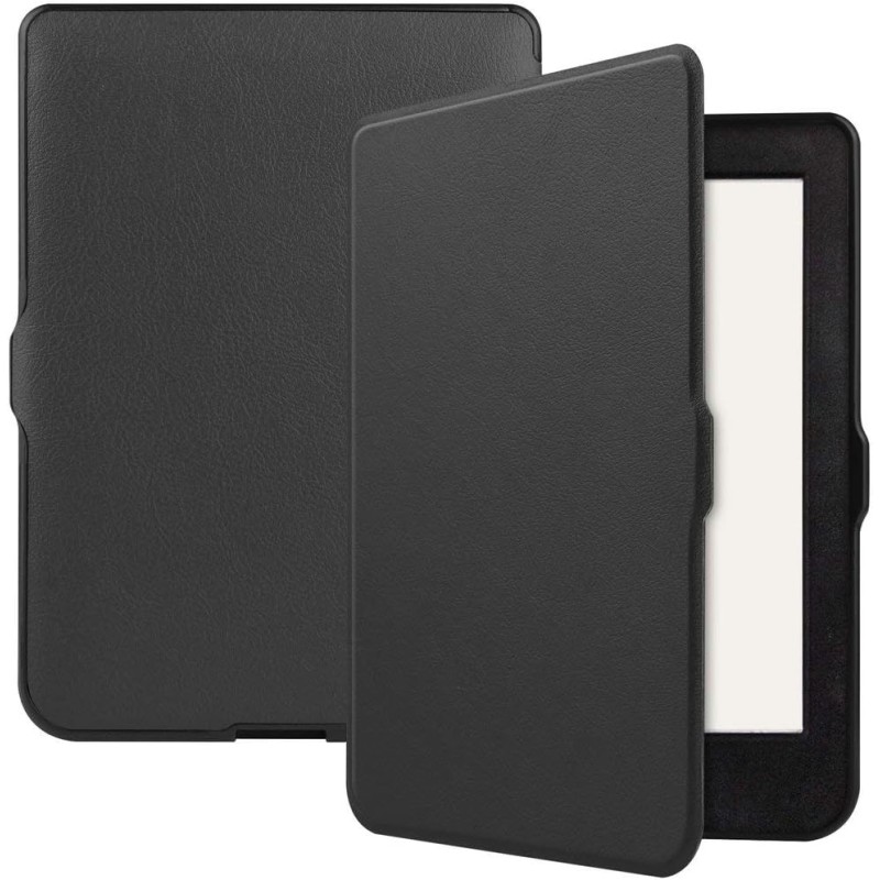 Kepuch Custer Coque pour Kobo Nia 2020,PU-Cuir Étui Housse pour Kobo Nia 2020 - Noir