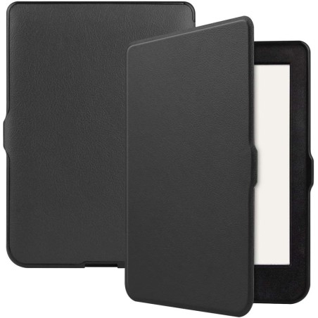 Kepuch Custer Coque pour Kobo Nia 2020,PU-Cuir Étui Housse pour Kobo Nia 2020 - Noir