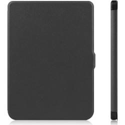 Kepuch Custer Coque pour Kobo Nia 2020,PU-Cuir Étui Housse pour Kobo Nia 2020 - Noir