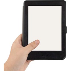 Kepuch Custer Coque pour Kobo Nia 2020,PU-Cuir Étui Housse pour Kobo Nia 2020 - Noir