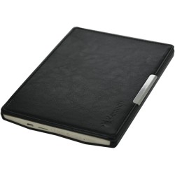 Kepuch Custer Coque pour Kobo Aura HD,PU-Cuir Étui Housse pour Kobo Aura HD - Noir