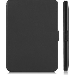 Kepuch Custer Coque pour Kobo Clara HD,PU-Cuir Étui Housse pour Kobo Clara HD - Noir