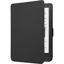 Kepuch Custer Coque pour Kobo Clara HD,PU-Cuir Étui Housse pour Kobo Clara HD - Noir