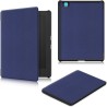 Kepuch Custer Coque pour Kobo Aura H2O Edition 2,PU-Cuir Étui Housse pour Kobo Aura H2O Edition 2 - Bleu