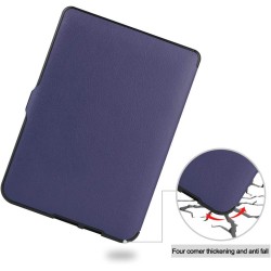 Kepuch Custer Coque pour Kobo Nia 2020,PU-Cuir Étui Housse pour Kobo Nia 2020 - Bleu