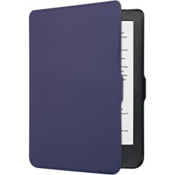 Kepuch Custer Coque pour Kobo Clara HD,PU-Cuir Étui Housse pour Kobo Clara HD - Bleu