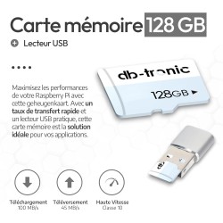 Raspberry Pi 5 8 Go Starter-Set | Édition 128 Go | Alimentation Officielle 27W | Boîtiers Officiel avec Ventilateur | Câble Micr
