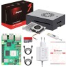 iRasptek Raspberry Pi 5 Kit de démarrage 8Go - Édition OS-Bookworm de 128Go préinstallée (boîtier Aluminium)
