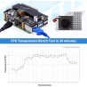 GeeekPi P33 M.2 NVME M-Key PoE+ Hat for Raspberry Pi 5, with Official Raspberry Pi 5 Active Cooler, Support M.2 NVMe SSD 2230 22
