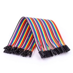 AZDelivery Jumper Wire Cavalier Câble F2F pour Microcontrôleur Breadboard – 3 en 1 Multicolore Fil Wire Compatible avec Arduino 