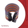 AZDelivery Jumper Wire Cavalier Câble F2F pour Microcontrôleur Breadboard – 3 en 1 Multicolore Fil Wire Compatible avec Arduino 
