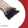 AZDelivery Jumper Wire Cavalier Câble F2F pour Microcontrôleur Breadboard – 3 en 1 Multicolore Fil Wire Compatible avec Arduino 