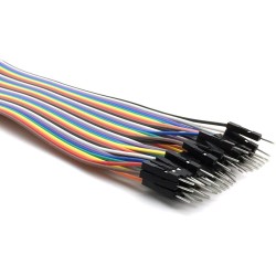 120pcs Câbles dupont mâle à mâle pour Arduino,Raspberry Pi (3*40 Pines f mâle à mâle pour câbles Arduino, câbles Raspberry Pi, j