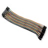120pcs Câbles dupont mâle à mâle pour Arduino,Raspberry Pi (3*40 Pines f mâle à mâle pour câbles Arduino, câbles Raspberry Pi, j