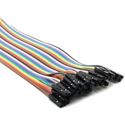 120pcs Câbles mâle à femelle pour Arduino,Raspberry Pi (3 * 40 Pines f mâle à femelle, câbles Raspberry Pi, jumper cable breadbo