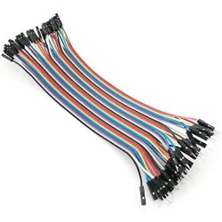 120pcs Câbles mâle à femelle pour Arduino,Raspberry Pi (3 * 40 Pines f mâle à femelle, câbles Raspberry Pi, jumper cable breadbo