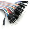 120pcs Câbles mâle à femelle pour Arduino,Raspberry Pi (3 * 40 Pines f mâle à femelle, câbles Raspberry Pi, jumper cable breadbo