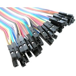 120pcs Câbles mâle à femelle pour Arduino,Raspberry Pi (3 * 40 Pines f mâle à femelle, câbles Raspberry Pi, jumper cable breadbo