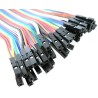 120pcs Câbles mâle à femelle pour Arduino,Raspberry Pi (3 * 40 Pines f mâle à femelle, câbles Raspberry Pi, jumper cable breadbo