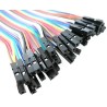 120pcs Câbles dupont mâle à femelle, mâle à mâle, femelle à femelle pour Arduino, Raspberry Pi (40 Pines mâle à femelle, 40 Pine