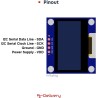 AZDelivery 3 x Écran OLED I2C 128 x 64 Pixels, Caractères de Couleur Blanche, SSH1106 1,3 Pouces Compatible avec Arduino et Rasp