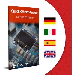 AZDelivery 3 x Écran OLED I2C 128 x 64 Pixels, Caractères de Couleur Blanche, SSH1106 1,3 Pouces Compatible avec Arduino et Rasp