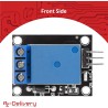 AZDelivery 5 x Module 1 Canal Relay 5V KY-019 High Level Trigger Compatible avec Arduino et Raspberry Pi incluant Un E-Book!