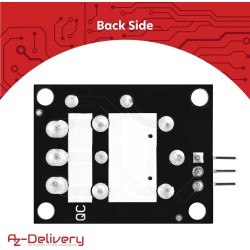 AZDelivery Module 1 Canal Relay 5V KY-019 High Level Trigger Compatible avec Arduino et Raspberry Pi incluant Un E-Book!
