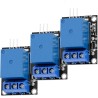 AZDelivery 3 x Module 1 Canal Relay 5V KY-019 High Level Trigger Compatible avec Arduino et Raspberry Pi incluant Un E-Book!