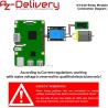AZDelivery 3 x Module 1 Canal Relay 5V KY-019 High Level Trigger Compatible avec Arduino et Raspberry Pi incluant Un E-Book!