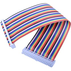 ARCELI Carte d'extension RPi GPIO Breakout + Câble Ruban + Adaptateur GPIO Type T assemblé 20cm FC40 Câble Ruban Plat 40 Broches