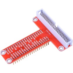 ARCELI Carte d'extension RPi GPIO Breakout + Câble Ruban + Adaptateur GPIO Type T assemblé 20cm FC40 Câble Ruban Plat 40 Broches