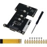Freenove M.2 NVMe Adapter V2 for Raspberry Pi 5 (Without SSD), M.2 Hat Add-on Board, Solid State Drive Size 2230 2242 2260 2280,